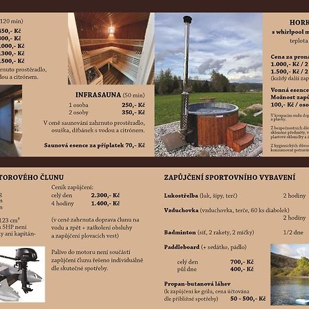 Apartmány Srub Výtoňka Lipno Přední Výtoň Exteriér fotografie